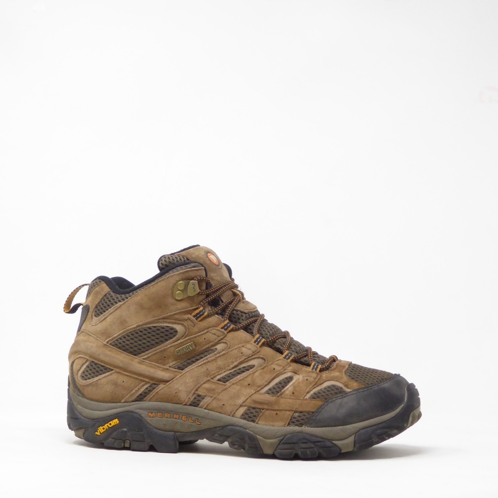 Merrell Mens Hiking Boots Brown Moab 2 Mid Waterproof J06051 Size 11